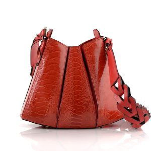 Ostrich Leather Handbag