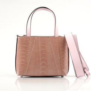 Elegant Ostrich Leather Handbag