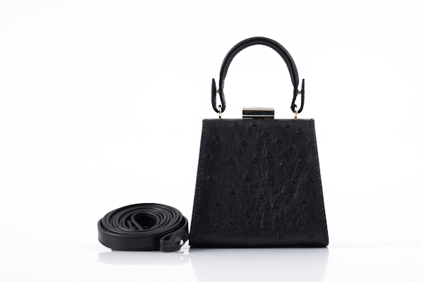 Ostrich Leather Handbag