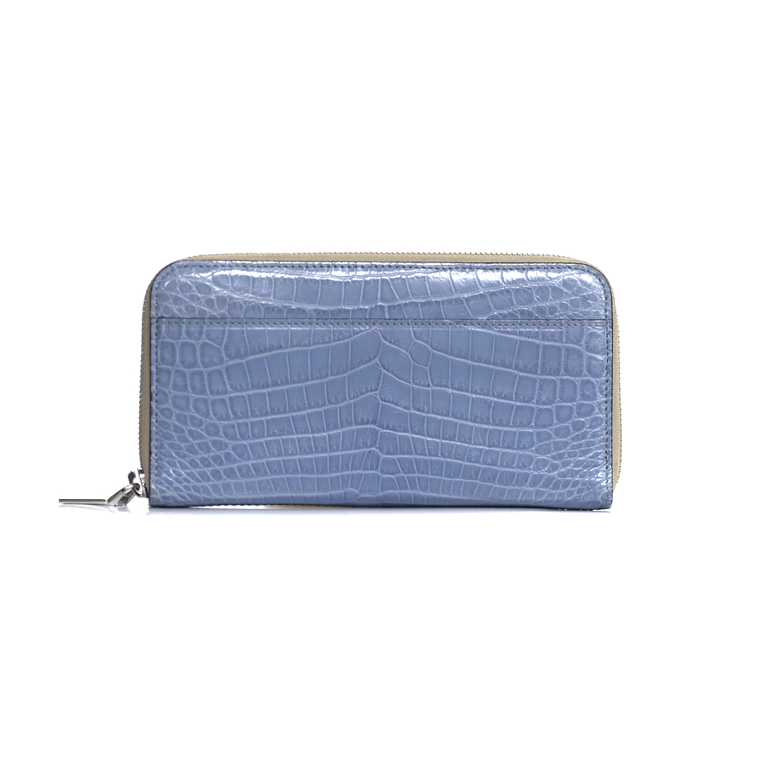 Virginia — Nile Crocodile Leather Long Wallet Purse