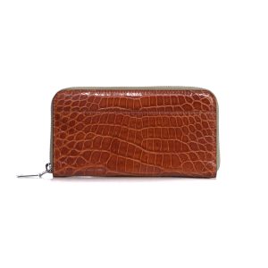 Virginia — Nile Crocodile Leather Long Wallet Purse